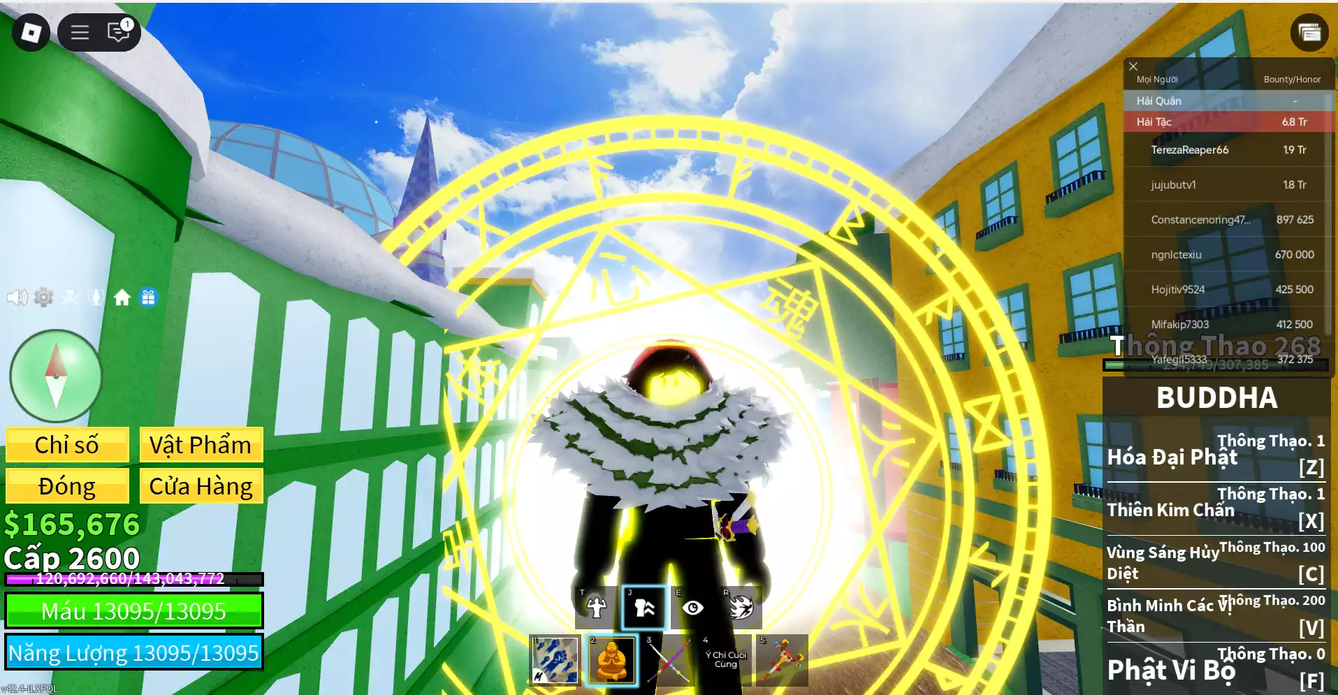 Buddha V2 (Thức tỉnh full) + Godhuman + CDK + Human V3