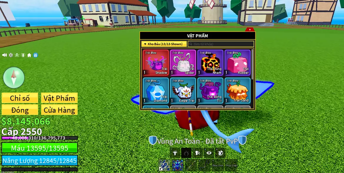 Kitsune đang ăn + CDK + Shadow + Godhuman + Cá V4