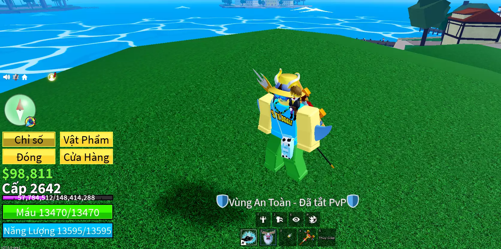 Ảnh có cổ dài ,cây bone khổng lồ + Có chơi blox fruit lv2642  yeti đã ăn