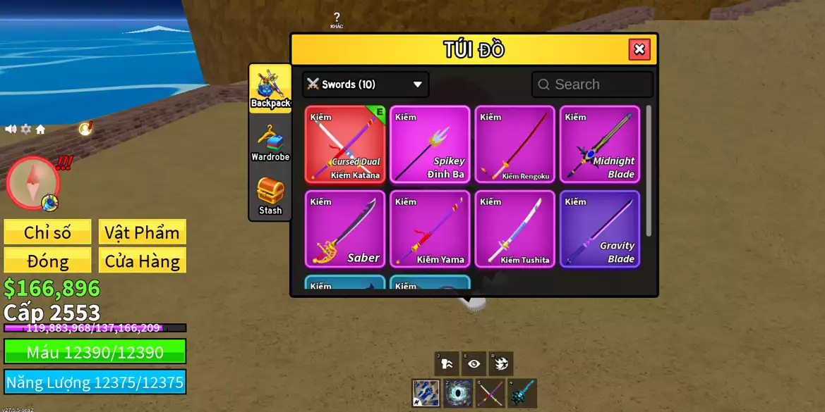 Ảnh có bald + Có chơi cả blox fruit lv 2553 có cdk , skull guitar