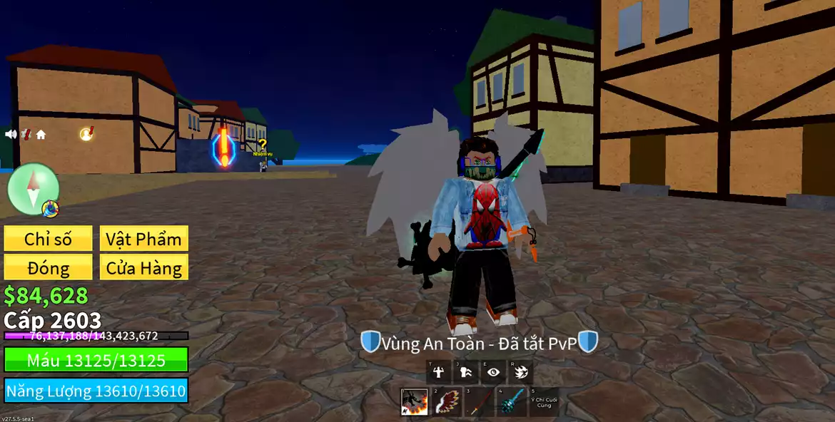 Ảnh vườn đẹp,có chơi blox lv 2603 ,skull guitar