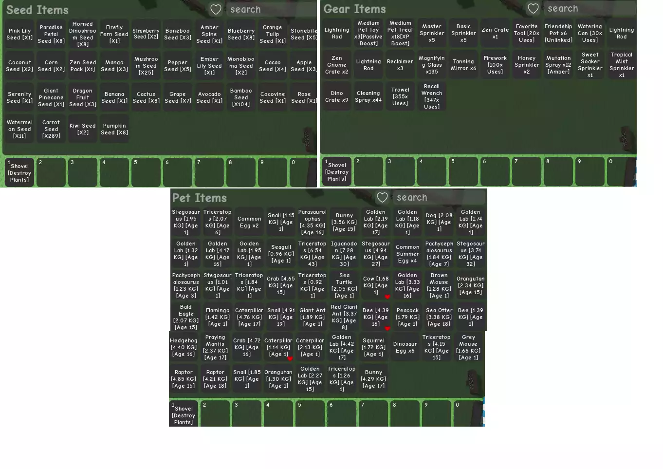 Ảnh vườn đẹp, nhiều pet xịn