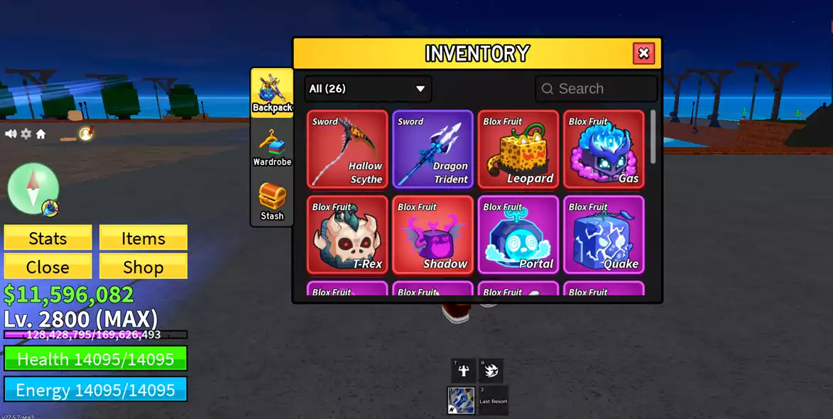 Leopard, Gas,T Rex , Shadow + Godhuman +Người V3