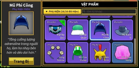 Hướng dẫn cách lấy mũ Phi Công trong Blox Fruit