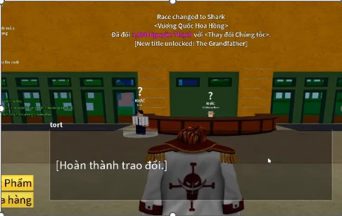 Cách đổi tộc ngẫu nhiên ở Sea 2 trong Blox Fruit